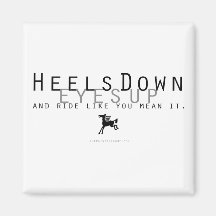 Heels Down Fridge Magnets