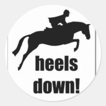 Heels Down Sticker!
