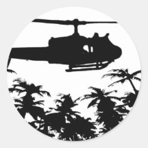 helicopter palm trees stickers