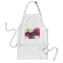 Hellebore and Daffodil Bouquet Aprons