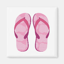 Hello Flip Flops Magnet