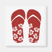 Hello Flip Flops Magnets