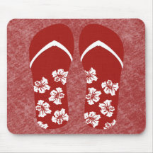 Hello Flip Flops Mouse Pads