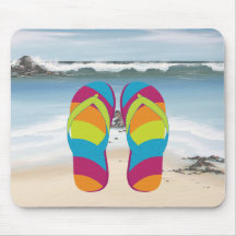 Hello Flip Flops Mousemats