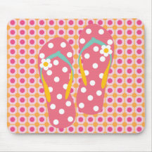 Hello Flip Flops Mousepads