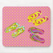 Hello Flip Flops Mousepads