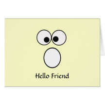 Hello Friend 1 Greeting Card