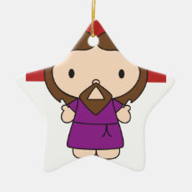 Hello Jesus Christmas Tree Ornaments