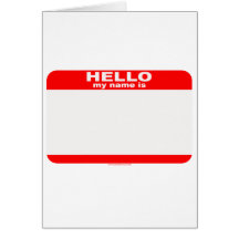 Hello my name is BLANK copy Cards
