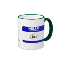 Hello My Name Is Jair (Blue) Coffee Mugs