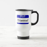 Hello My Name Is Mohammad (Blue) Mug