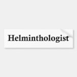 Helminthologist Bumper Stickers