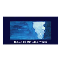 HELP IS ON THE WAY CUSTOMIZED PHOTO CARD