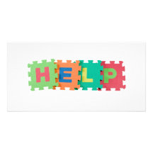 Help Personalised Photo Card