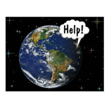 HELP! Save the World - Customised Post Cards