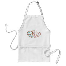 Henna Heart Double Apron