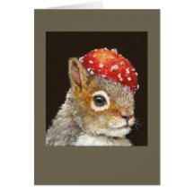 Henri the squirrel card