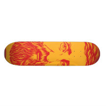 Henry David Thoreau portrait Skateboard