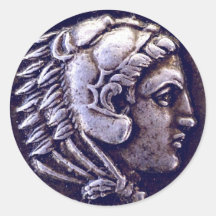 Herakles Silver Coin Award Stickers