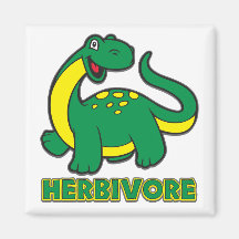 Herbivore Refrigerator Magnet