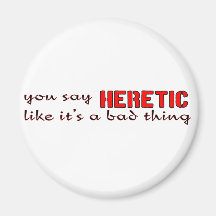 heretic fridge magnets