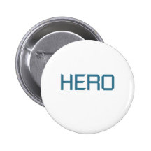 Hero (blue edition) button