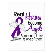 Heroes Become Angels Leiomyosarcoma Post Card