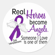 Heroes Become Angels Leiomyosarcoma Sticker