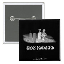 Heroes Remembered Pinback Button