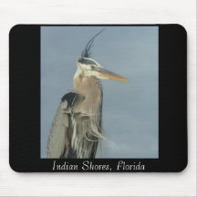 heron3, Indian Shores, Florida Mouse Mats