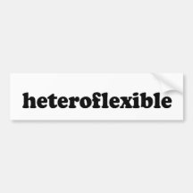 HETEROFLEXIBLE BUMPER STICKERS