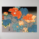 Hibiscus, Ando Hiroshige Poster