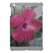 Hibiscus design mini ipad cover iPad mini cover