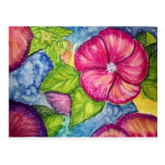 Hibiscus Fantasy Watercolor Post Cards