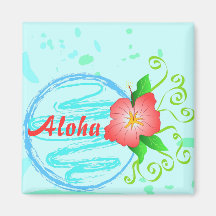 Hibiscus flower - Magnet