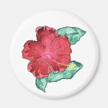 Hibiscus Magnet