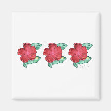 Hibiscus Magnet
