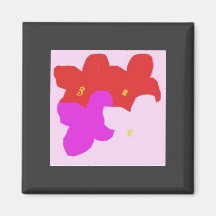 hibiscusglory fridge magnets