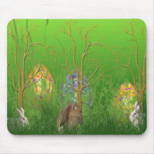 Hidden Easter Eggs Mousepads