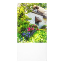 Hidden Garden Custom Photo Card