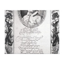 Hieronymus Frescobaldi, engraved by Christian Canvas Print