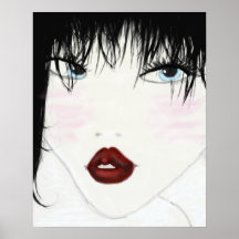 High Fashion, artwork by lisa casineau Print