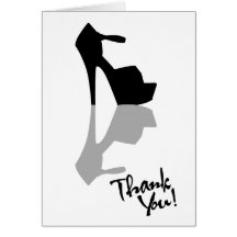 HIGH HEEL - PUMP IT UP THANK YOU CARD