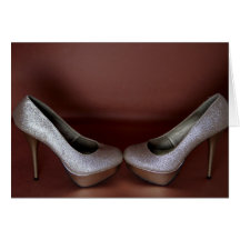 High Heeled Fashion Shoes Cards