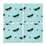 High Heels and Hearts Canvas Print