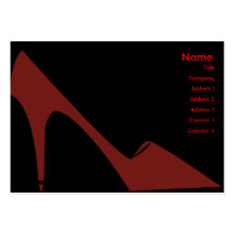 High Heels - Chubby Business Card Templates