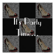 High Heels Party Invitation