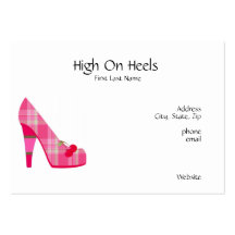 High on Heels Business Cards