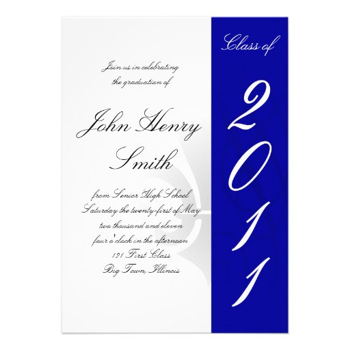 High School Graduation Custom Invites