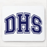 HIGH SCHOOL LETTERS - DHS BLUE MOUSE MATS